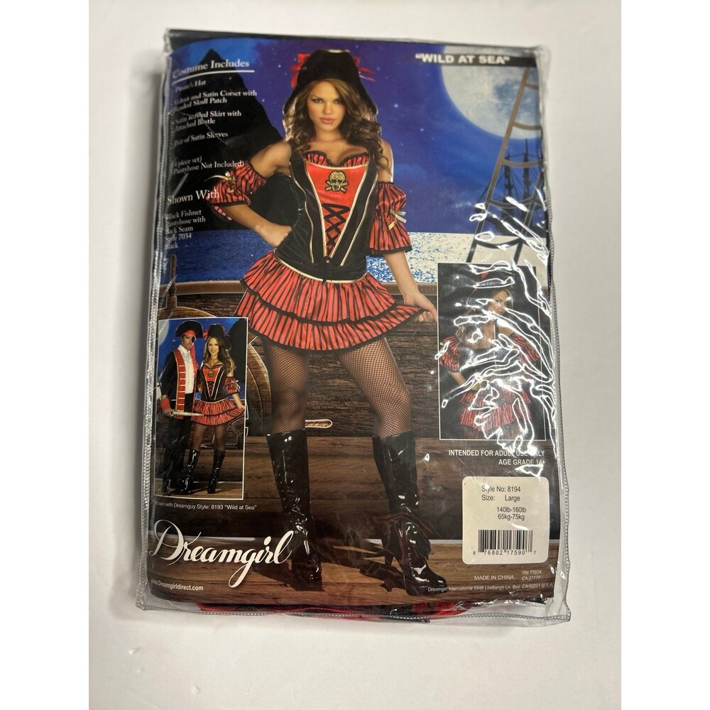 Women’s Pirate Costume Size Large